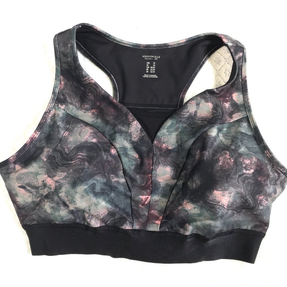 Sports Bra Addition Elle Workout Plus Size  2X - Picture 2 of 12